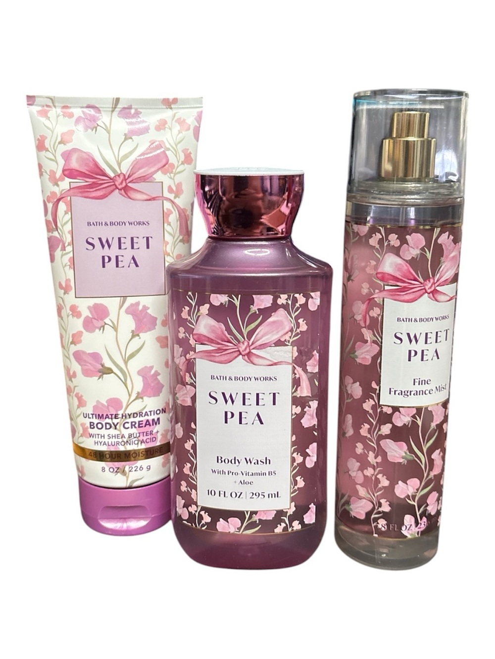 Bath and Body Sweet Pea Signature Trio